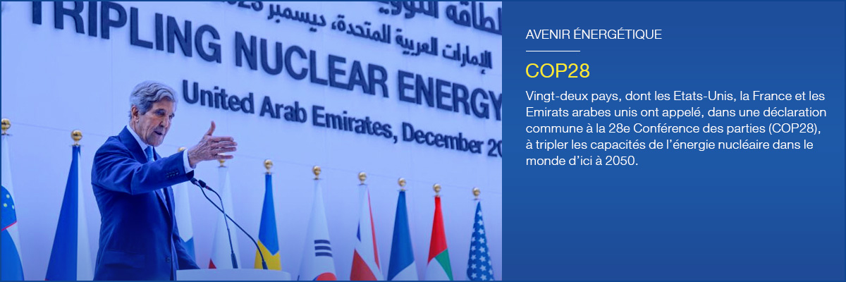 COP28 : Un appel à tripler les capacités de l’énergie nucléaire d’ici à 2050